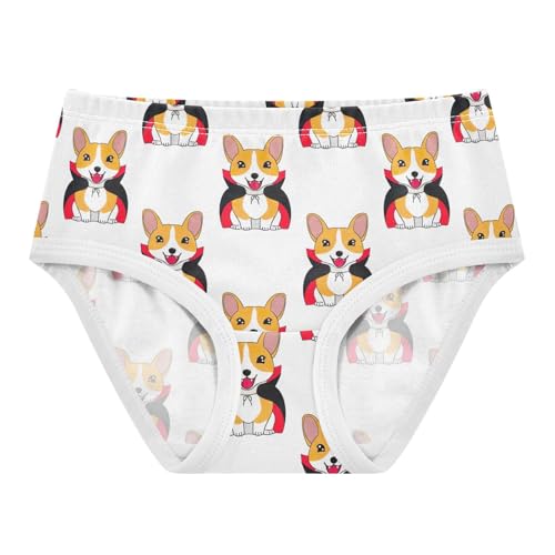 Joisal Pattern Toddler Underwear Floral 2t Cotton Girl Panties Cute Cute Dogs White Cartoon Briefs Girls Undies
