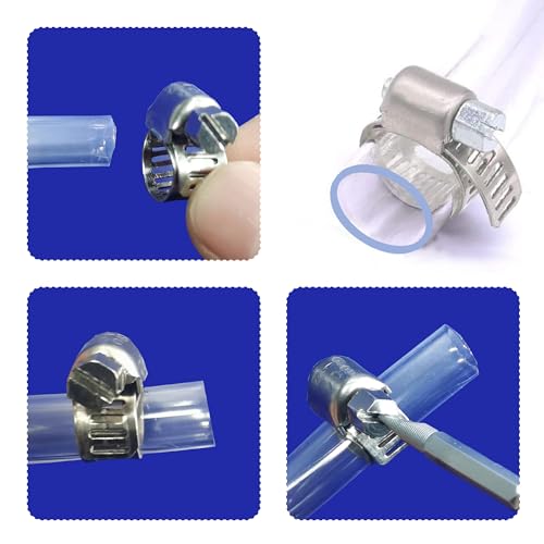Bbypp RG-678MM Clear Tubing Assortment, 6Mm 7Mm 8Mm Id, 9 Meters Lengh In All, 1Mm Thickness, Flexible Plastic Tube thumb #3