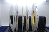 Länge: 50 Meter 3M 9448A Extrem Stark Doppelseitiges Transparentes Klebeband, für Handy, Elektronik, Handwerk, 1mm-10mm Variation (2mm)