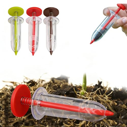 Dispensador manual para semillas de jardinería miniatura 1