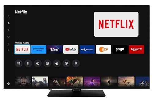 JVC QLED Fernseher 65 Zoll Smart TV powered by TiVo (4K UHD, HDR Dolby Vision, Dolby Atmos, Triple Tuner, 6 Monate HD+ inkl.) LT-65VUQ3455