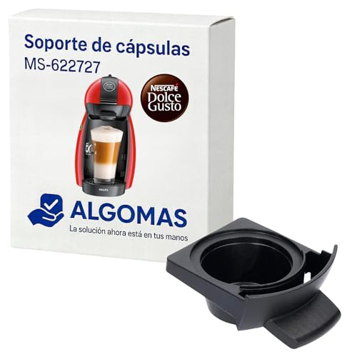 ALGOMAS® Soporte cápsula DOLCE GUSTO PICCOLO | MS-622727 | KP100B10, KP100610, KP100010, KP100210, KP100610, KP100910, KP100010, KP100610, KP100B10, KP100B10, KP100810, KP100412, KP100312, KP100710