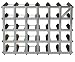 Produktbild Cranville wine racks Classic 30 (6x4) Flasche Eiche dunkel gebeiztem Holz und verzinktem Metall Weinregal fertig montiert