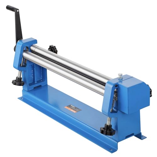 Image of VEVOR Slip Roll Machine, 24-Inch Forming Width, 16 Gauge Capacity, Sheet Metal Slip Roller with 2 Detachable Rollers, Bending Round Machine, for Aluminum Alloy Sheet Low Carbon Steel Copper Sheet