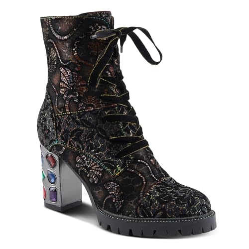 Spring Step L'Artiste Solay-Delsol Women's Combat Glam Bootie - Unique Blend, Sturdy Heel, All-Day Comfort2