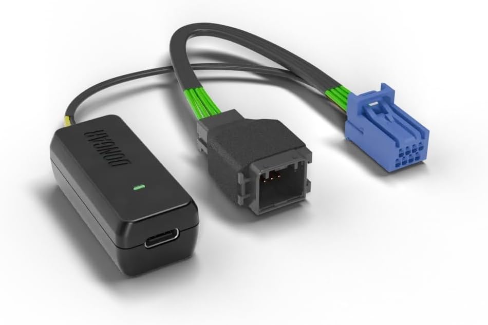 Dongar Dashcam Power Adapter (10-pin Type E) for Select Mazda Vehicles. Compatible with 2017+ CX5, CX9 and More. Connects to Rearview Mirror, Built-in USB Power Source, Easy to Install