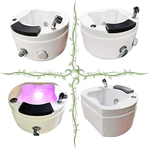 Spa de pies portátil de acrílico con masaje y control de temperatura miniatura 5