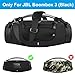 TXEsign Travel Carrying Strap for JBL Boombox 3/Boombox 3 Wi-Fi Waterproof Portable Speaker, Shoulder Strap with Two Side Covers Travel Carrying Pouch for JBL Boombox 3 (Black)