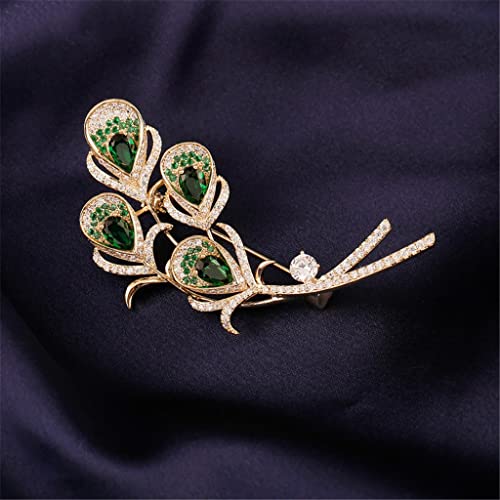 Broche femme brodée main fleur rouge cadeau idéal pour robe de fête