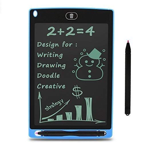 Iambot Re-Writable LCD Writing Tablet Pad with Screen 21.5cm (8.5Inch) for Drawing, Playing, Handwriting Birthday Gifts for Adults & Kids Girls Boys, Multicolor