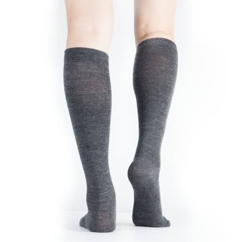 Image of ja vie 80% Merino Wool Ultra Soft 15-20mmHg Graduated Compression Socks for Women & Men