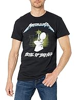 Official Metallica merchandise Classic fit Seamless double needle 7/8" collar Taped neck and shoulders to provide durability Preshrunk jersey knit