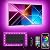 Daymeet LED Lights RGB Backlight, 16.4ft Strip for 65-85 inch TV Behind, Music Sync USB Bluetooth APP Remote Control Color Changing Light for Gaming Room