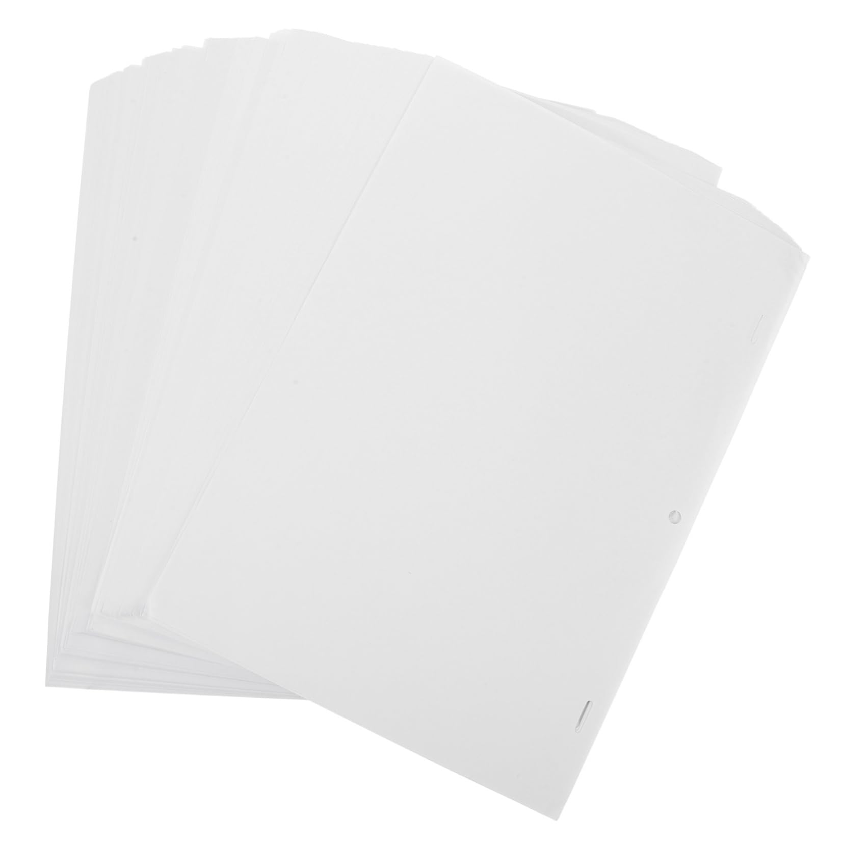 Papier à Croquis pour Dessin Blanc 200 Pièces, Animation à Trois Trous
