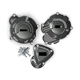 Protección Cubierta Motor Motocicleta para Triumph para Speed para Triple 1200RS 1200RR 2018-2023 1200 2022-2023 Protectores del Cilindro Maestro(Carbon-Look)