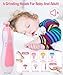 Baby Healthcare and Grooming Kit, Electric Safety Nail Trimmer Baby Nursery Kit, Newborn Care Kits with Hair Brush Comb for Newborn Infant Toddlers Baby Boys Girls Kids, Baby Shower Gifts