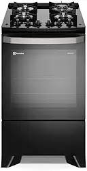 Fogão Electrolux 4 Bocas Experience com PerfectCook360 Preto FE4CP