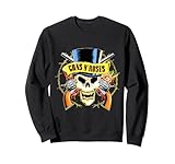 Guns N’ Roses Offizieller Zylinderhut mit Totenkopf Sweatshirt