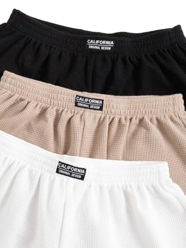 Image of SOLY HUX Women's Summer Shorts 3 Packs Casual Comfy Shorts Sets