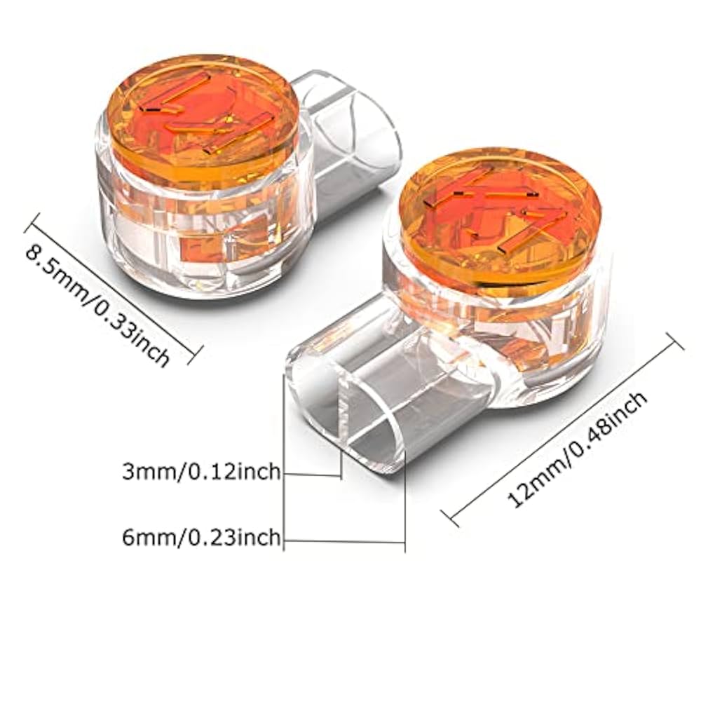 Amazon.co.jp: スコッチロックUYコネクター 端子 電話線接続用
