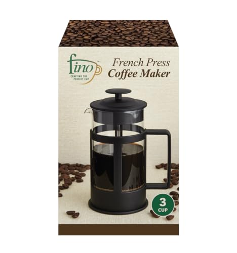 Image of Fino French Press Coffee Maker, Brews Up to 3 Servings, 12-Ounce