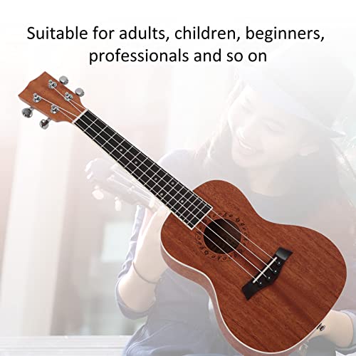 Ukulélé 23 pouces, ukulélé en bois souple de taille standard résistant à la corrosion avec accordeur pour débutants pour… - Les Beatles, Paul McCartney, John Lennon, RIngo Starr, George Harrison Ukulélé 23 pouces, ukulélé en bois souple de taille standard résistant à la corrosion avec accordeur pour débutants pour… – Image 4