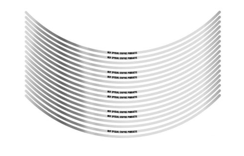 エムディーエフ リムストライプ ミラータイプ ミラーシルバー 4mm幅 17インチ RIM-4M-SV-17
