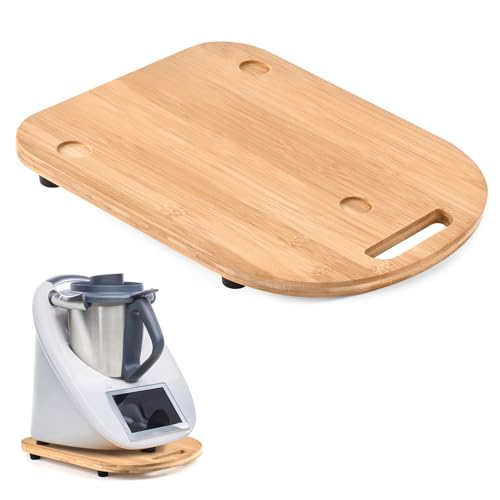 CHEPULA Gleitbrett für Thermomix TM6 / TM5, Premium Bambus Brett...
