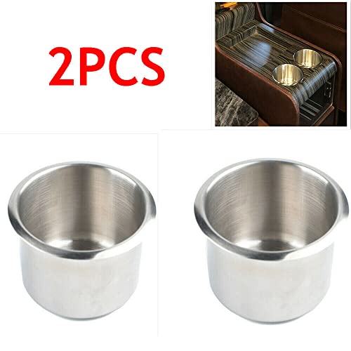 Portavasos para bote acero inoxidable 2 piezas miniatura 2