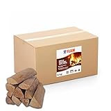 Bois de Chauffage 100% Hêtre – Bûches 25 cm - Bois Sec Haute Performance – pour cheminée, ...