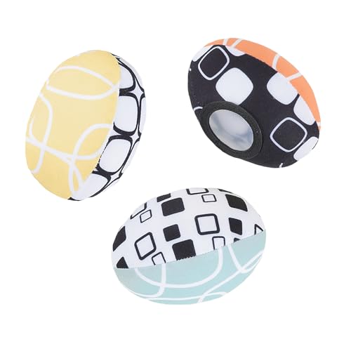 The MamaRoo Replacement Balls (for Mamaroo Swing) Offer More Interaction and Reversible Ball Options to Complement The Multi-Coloured MamaRoo Cradle in a Set of 3 Balls