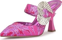 Pink/Red Combo Aurora Brocade Textile