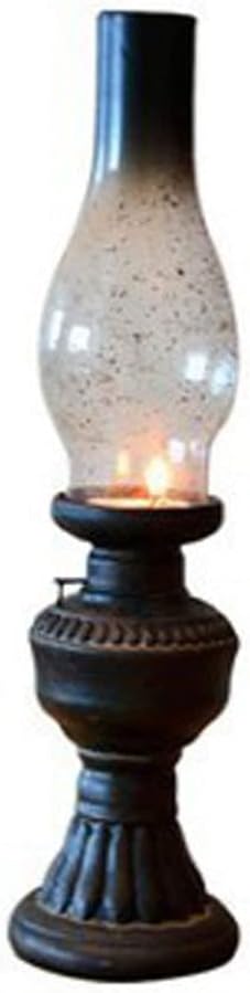 Kerosene Lamp, Oil Lamp Retro Oil Lamp Model Glass Kerosene Lamp Transparent Desktop Oil Lamp Home Decorations Resin Candle Holder Photo Props