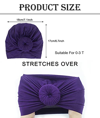 Set di 5 fasce per neonato, in cotone elastico