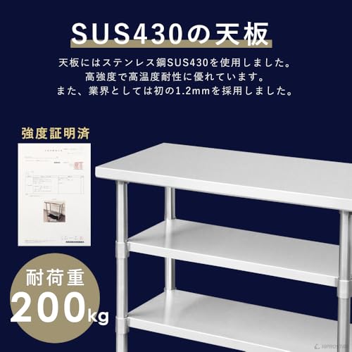 Amazon.co.jp: KIPROSTAR: ステンレス作業台