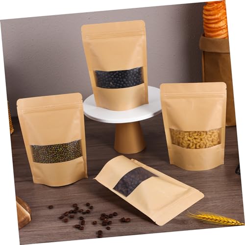 Sachets Kraft Refermables pour Conserver le Café Vert et les Biscuits Maison - 3