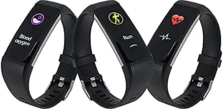 2 FITNUS Watches – Fitness Tracker with Blood Pressure Heart Rate Sleep Monitor Temperature Monitor, Activity Tracker Smart Watch Pedometer Step Counter for iPhone & Android Phones