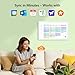Digital Calendar, 15.6 Inch Wall Planner Electronic Calendar & Chore Chart, Smart Touchscreen Interactive Display for Family Schedules, Great for Organizing Your Routines, Wall & Desk Mountable