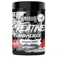 Warrior Creatine Monohydrate Powder 500g (166 Servings) &ndash; Pure Creatine Powder, Easy Dissolve Micronised Creatine (Not Creatine Gummies or Tablets), Vegan Creatine for Women & Men