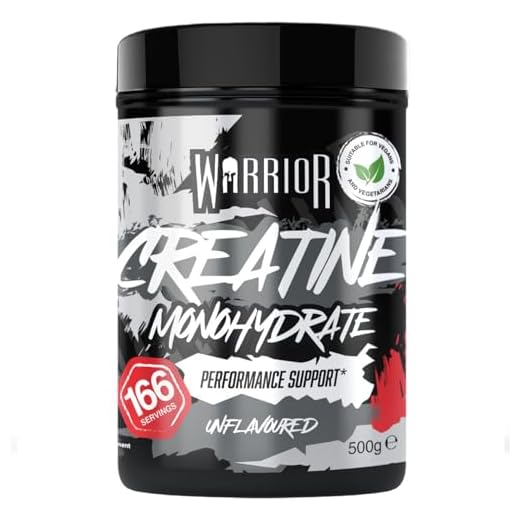 Warrior 500 g – Suplemento Deportivo 100% Puro – Mejora Rendimiento y Recuperación Muscular – 5 g por Ración – Alta Absorción y Máxima Pureza (Sin sabor)