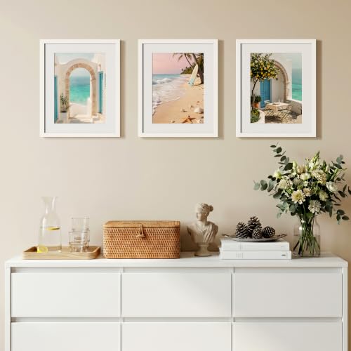 Image of upsimples 12 x 15 Frame, Display Pictures 9x12 with Mat or 12x15 Without, Wall Hanging Photo Frame, White, 1 Pack