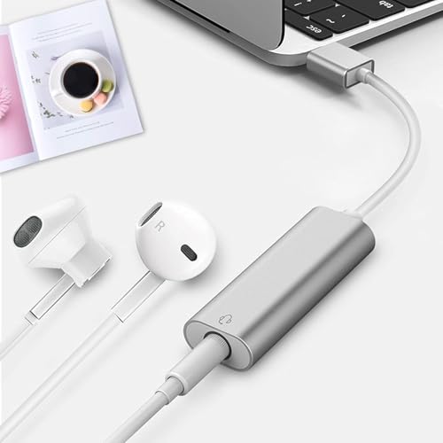 Image of VYAR Sound Card USB to 3.5mm Jack Audio Adapter USB External Stereo Sound Adapter Splitter Converter for Windows and Mac, Linux, Compatible with PS4, Headset, Laptop, PC- Pack of 1