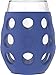 Lifefactory Wine Glass with Protective Silicone Sleeve, 4 Count (Pack of 1), Orange, Cobalt, Grass Green and Huckleberry