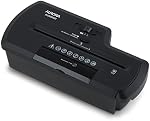 Déchiqueteuse professionnelle Aurora AU800SD à coupe droite pour papier/CD/carte de crédit sans panier, 8 feuilles, coupe droite sans panier, noire