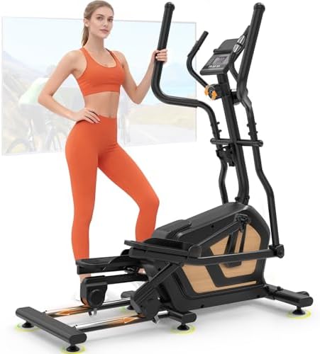 Neezee Máquina Elíptica Fitness Casa, Elipticas con 16 Niveles Si...