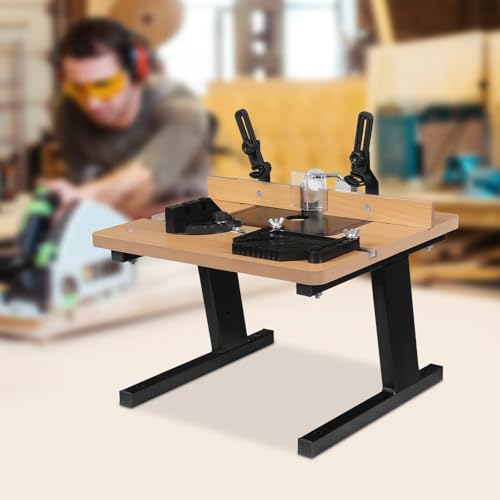 Router Table Woodworking Router Table with Stand & Adjustable Fence Benchtop Router Table for Wood Router - Image 7