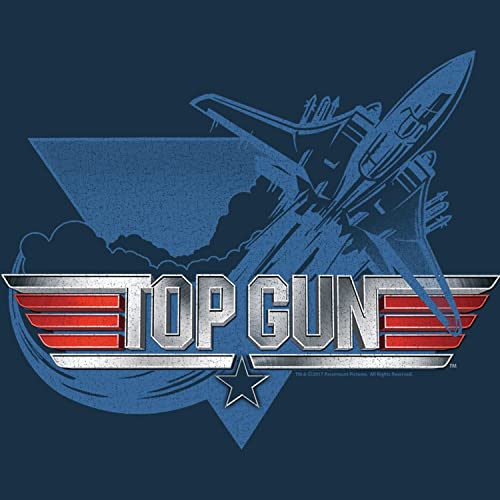 Top Gun 1980S Military Fighter Jet Blue Action Movie Youth Big Boys T-Shirt Tee #TOP1