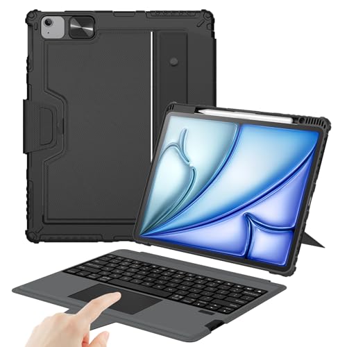 Nillkin Keyboard Case for iPad Air 13-inch (M3 2025/M2 2024), iPad Pro 12.9-inch (6th/5th/4th/3rd...