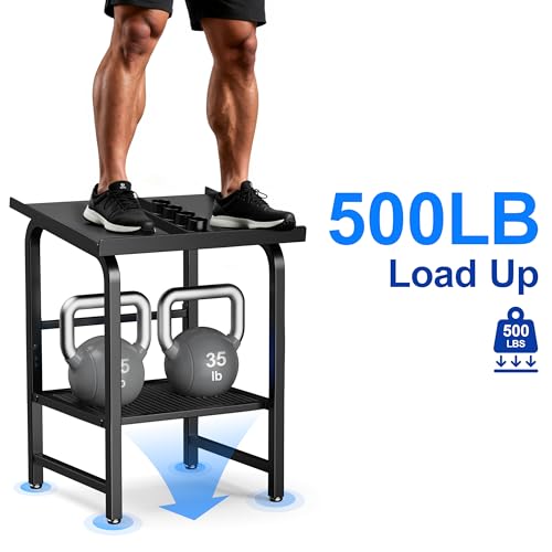 Image of Dumbbell Rack Only Weight Stand Fits For Adjustable Weight 500lbs Load up Heavy Duty Kettlebell Stand for Home Gym（No Dumbbell, Rack Only）