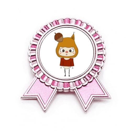 Pin's en forme de noix de pin rose pour ajouter de la couleur à un sac
